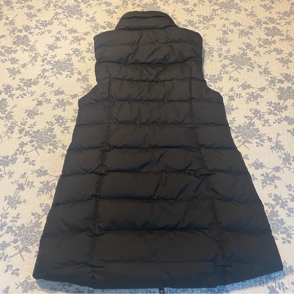 Athleta Goose Down Black Long Puffer Vest Size XS - Picture 11 of 11